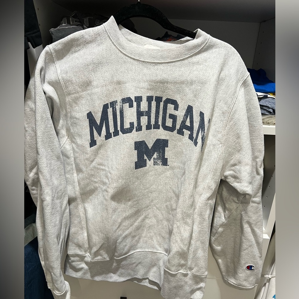 Vintage Style Champion Michigan crewneck